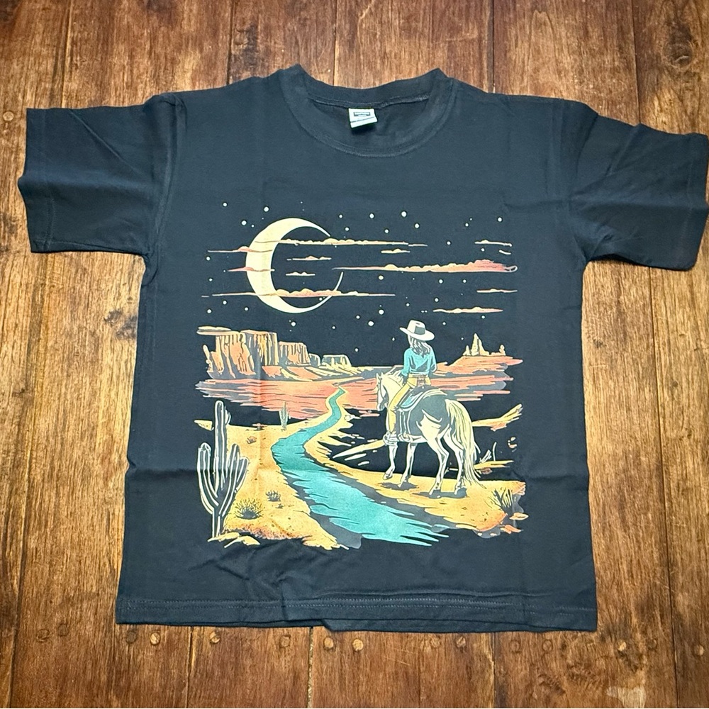Western Graphic T Shirt Size Medium
